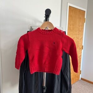 Polo by Ralph Lauren Vibrant Red Crew Neck Sweater